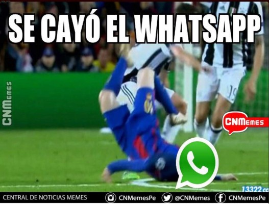 Los memes tras la caída mundial de WhatsApp