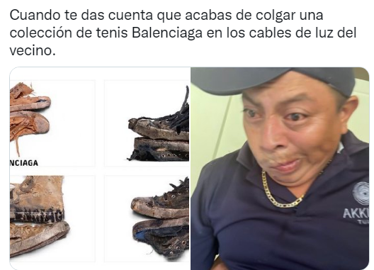 Los divertidos memes que dejó la nueva colección de tenis de Balenciaga