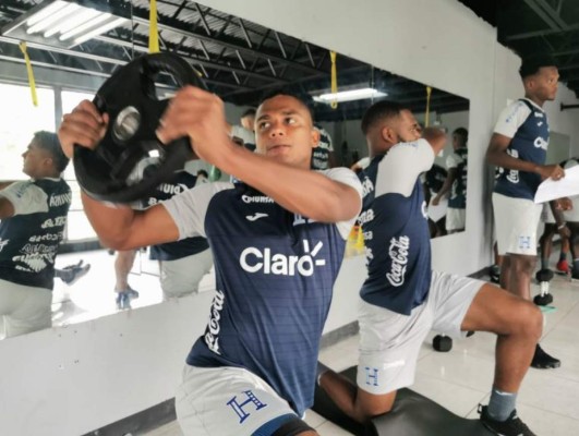 FOTOS: Selección de Honduras entrena previo a los duelos de la Liga de Naciones  