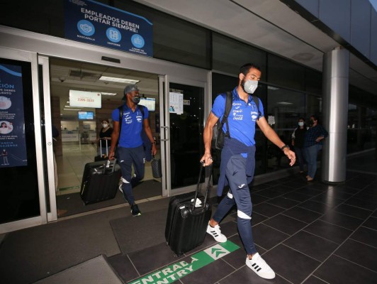 Resto del plantel de la Selección de Honduras llegó al aeropuerto Toncontín tras participar en Copa Oro 2021