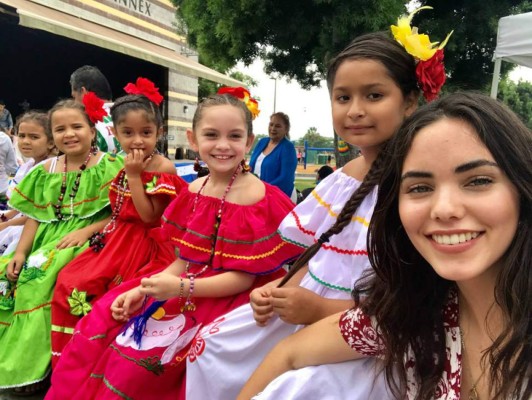 Hondureñitos en Estados Unidos resaltan el folclore y la cultura catracha