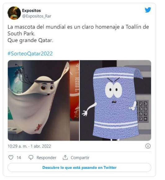 ¡Gasparín!: Los divertidos memes que deja La’ebb, la mascota de Qatar 2022