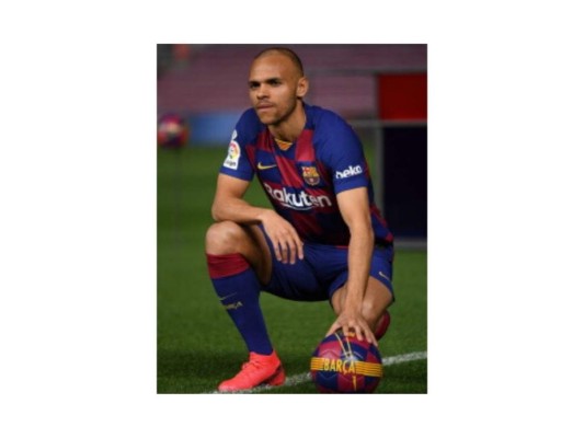 Fotos: Así fue la presentación de Martin Braithwaite en el Barcelona