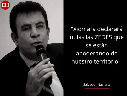 'Yo seré el primer designado presidencial de la fórmula de Xiomara': frases de Nasralla