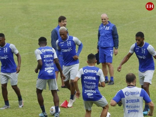 Las imágenes del entreno de la Selección de Honduras en el Morazán