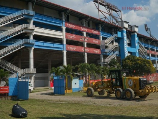 Así se encuentra el estadio Olímpico previo al juego de Honduras ante Estados Unidos