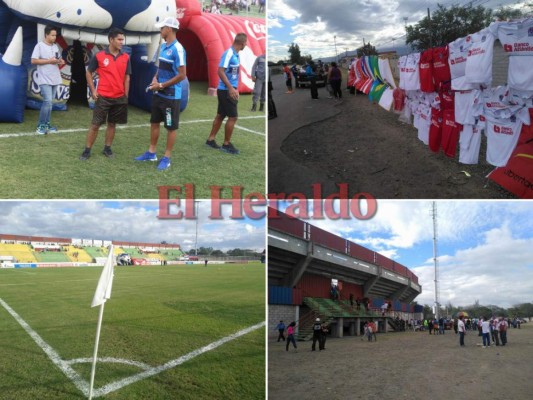 FOTOS: Ambientazo en Comayagua para el juego Olimpia vs Real Sociedad