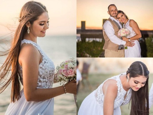 Ileana Bográn comparte románticas fotos de su boda en Roatán