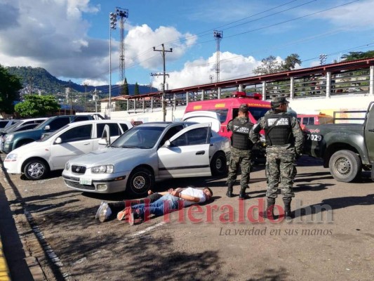 FOTOS: Así fue la captura de tres presuntos secuestradores que mataron a quien llevaban raptado en la capital de Honduras