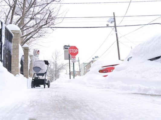 Las imágenes más impresionantes de la nevada en Nueva York