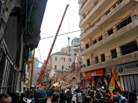 FOTOS: Suspenden búsqueda de sobrevivientes en Beirut tras explosión