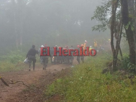 FOTOS: Así fue el rescate de los restos de Hilda Hernández y las otras 5 víctimas