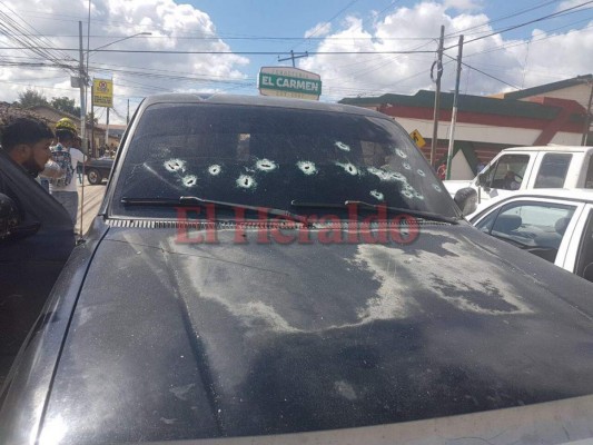 Impactantes imágenes del asesinato de tres personas en el centro de Siguatepeque  