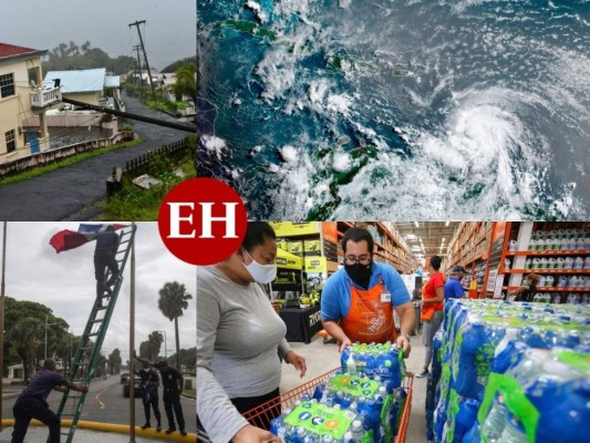 Las primeras imágenes de los estragos del huracán Elsa en el Caribe