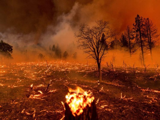 Impactantes imágenes de los incendios que consumen California