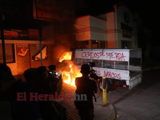 Las imágenes que dejaron las protestas del viernes en Honduras