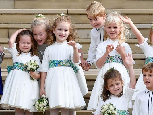 La princesa Eugenia y su vestido de novia sacado de un cuento de hadas