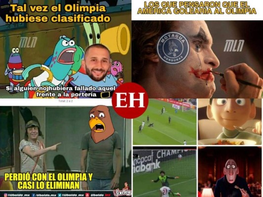 Los divertidos memes que dejó el triunfo del Olimpia sobre el América en el Azteca