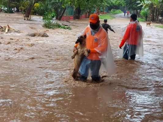 El paso del huracán Eta en Honduras: Una muerte, daños e inundaciones