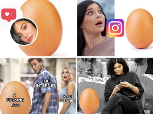 Los crueles memes de Kylie Jenner y el famoso huevo que la destronó en Instagram