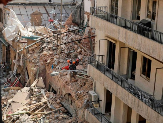 FOTOS: Suspenden búsqueda de sobrevivientes en Beirut tras explosión