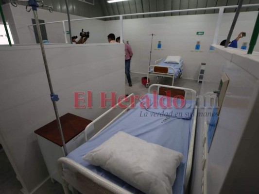 FOTOS: Así luce la sala de covid-19 inaugurada en el Hospital Escuela