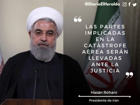 'Serán juzgados' y 'hubiera preferido morir': frases de autoridades iraníes tras derribo de avión ucraniano