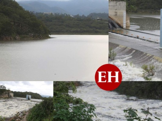 Fotos: Así luce la represa Los Laureles tras alcanzar su nivel máximo