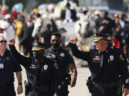 15 imágenes del funeral de George Floyd, ícono de la lucha antirracista