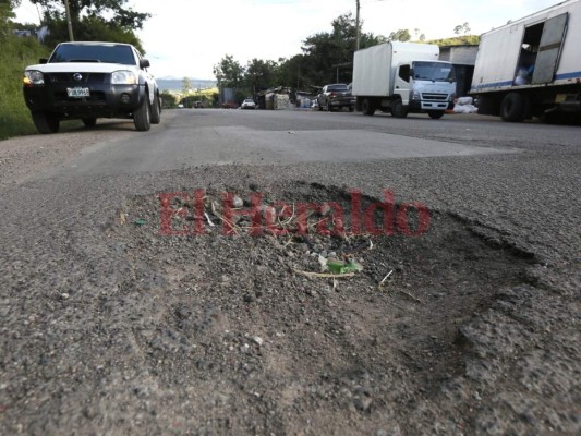 Fotos: Aún con el bacheo, carretera hacia Olancho está propensa a seguir en mal estado