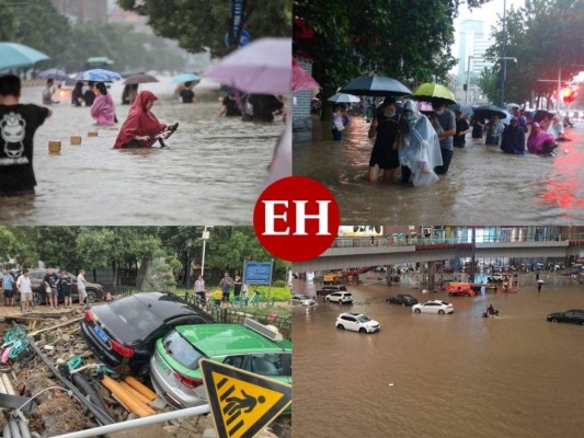 Impactantes imágenes de las inundaciones que dejan 25 muertos en China