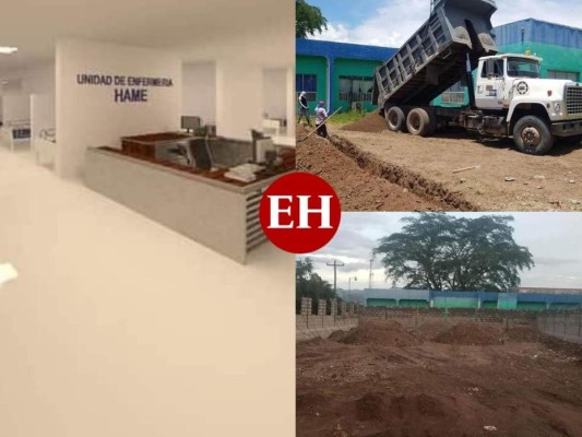 FOTOS: Así lucirá la sala covid que Olanchito construye con fondos del pueblo