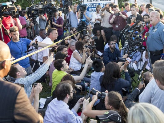 Las devastadoras fotos del tiroteo en The Capital Gazette, el diario de Maryland