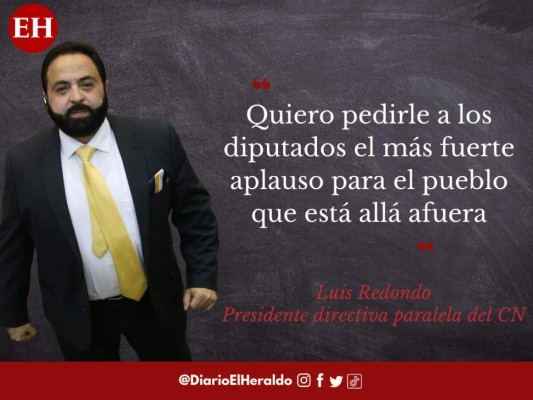 'Nosotros vamos a ser luz': frases de Luis Redondo, presidente de la directiva paralela del CN