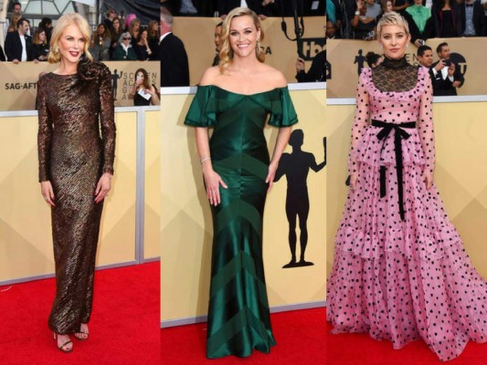 Así vistieron tus actrices favoritas en los SAG Awards 2018