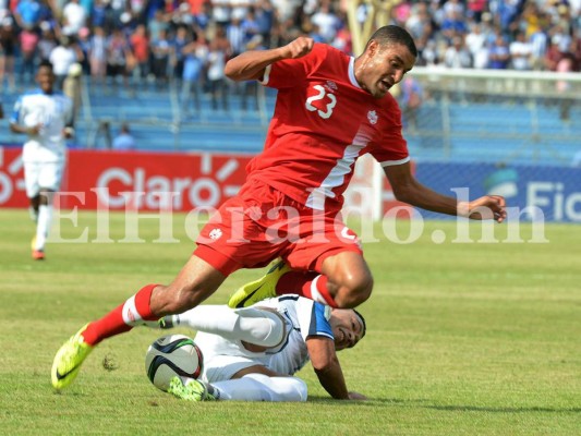 La mejores fotos de Honduras contra Canadá por el pase a la hexagonal