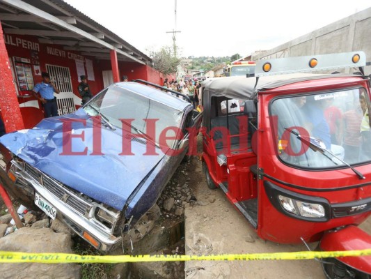 Las imágenes que no vio del accidente en la colonia Nueva Capital