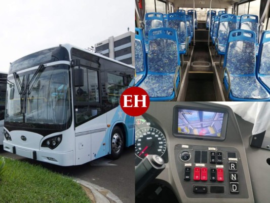 K9, el moderno bus eléctrico que ofrecerá servicio gratis en Tegucigalpa