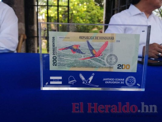 FOTOS: Así luce el billete de 200 lempiras que circulará a partir de septiembre