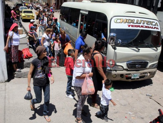 Semana Santa: Así fue la salida de veraneantes de la capital de Honduras