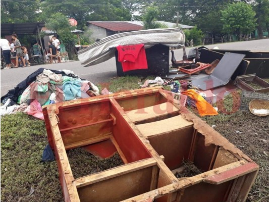 FOTOS: El drama que viven decenas de familia en la zona sur de Honduras tras las lluvias