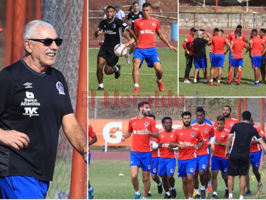 Esto hizo Olimpia en el entrenamiento de este martes en la Villa Olímpica