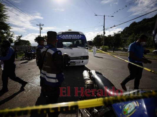 En imágenes: El drama de familiares de conductor asesinado este jueves en la capital  