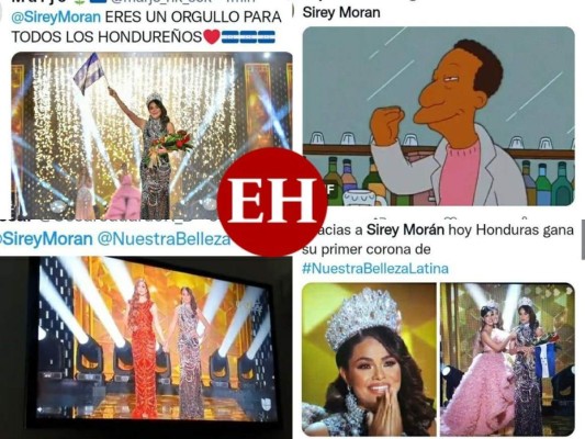 Sirey Morán: Así reaccionaron los hondureños tras ganar la corona de Nuestra Belleza Latina