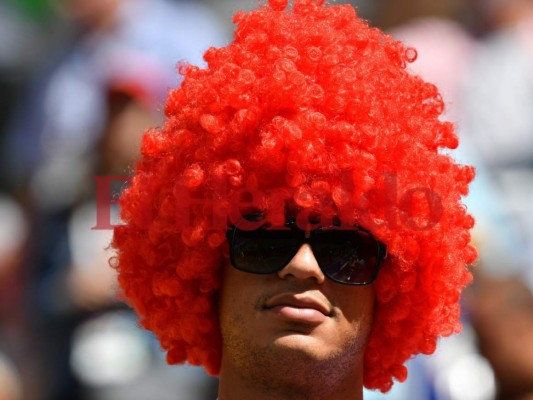 Los looks más extraños de los aficionados de Portugal y Marruecos en el estadio Luzhniki