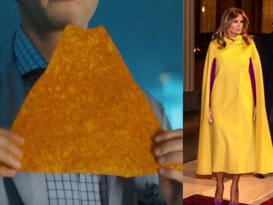 Los divertidos memes por el vestido amarillo de Melania Trump