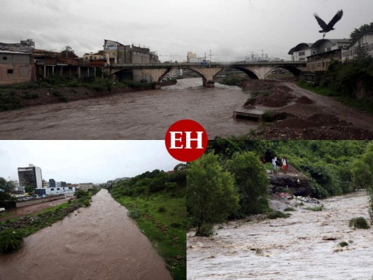 FOTOS: Crecida de ríos por lluvias mantienen en alerta a la capital