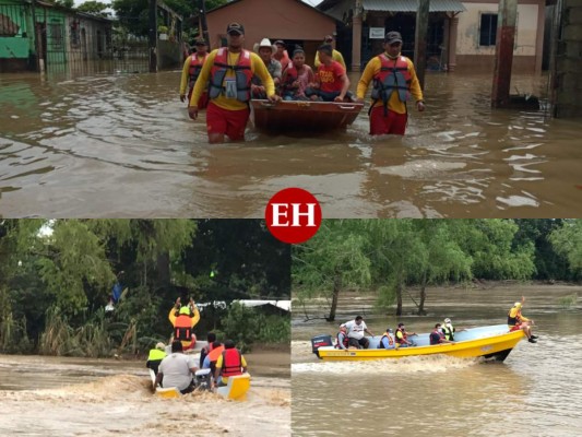 En imágenes: La tempestad no pasa para habitantes del Valle de Sula, que siguen bajo el agua tras potentes lluvias