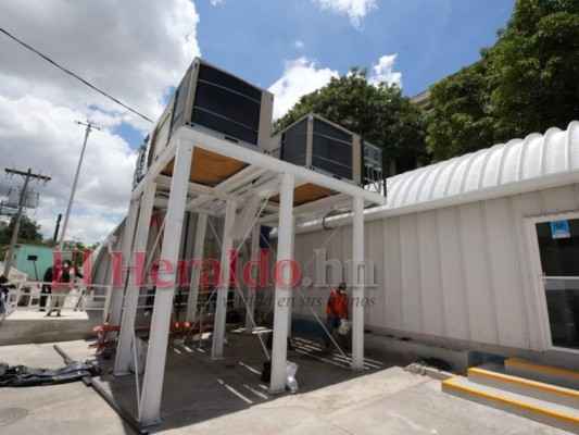 FOTOS: Así luce la sala de covid-19 inaugurada en el Hospital Escuela