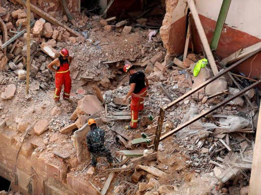 FOTOS: Suspenden búsqueda de sobrevivientes en Beirut tras explosión